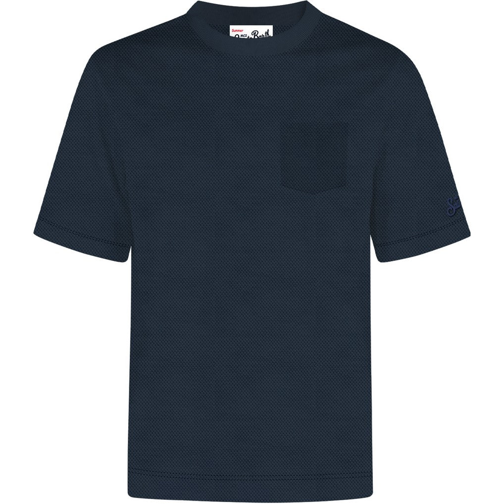 MC2 Saint Barth Bakewell t-shirt navy cotone piquet