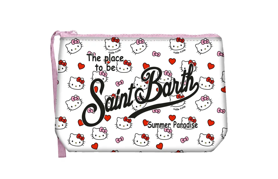 MC2 Saint Barth Aline 03301L Pochette Hello Kitty Bianco