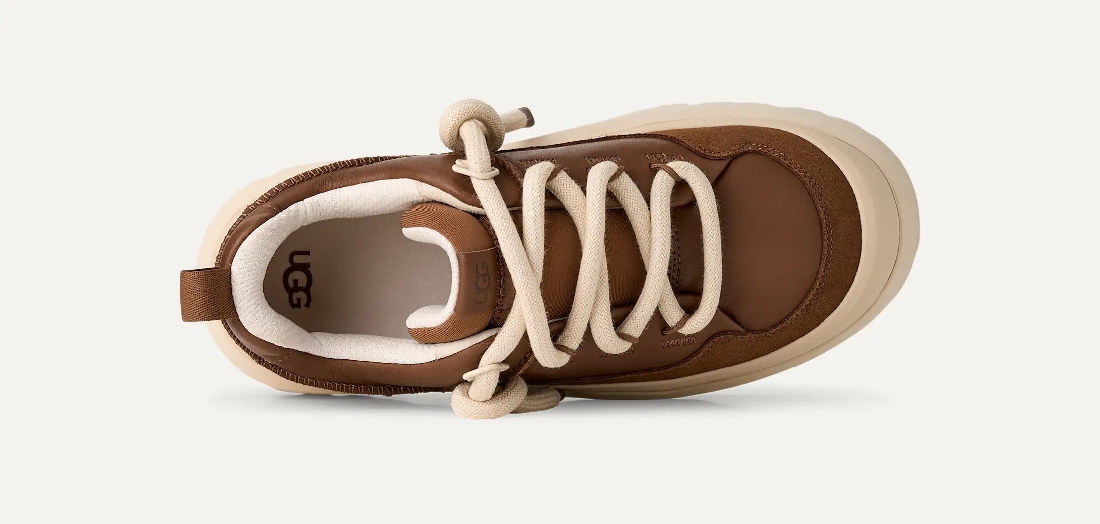Ugg Heritage Utility 1170910 sneakers uomo Dark Chestnut pelle