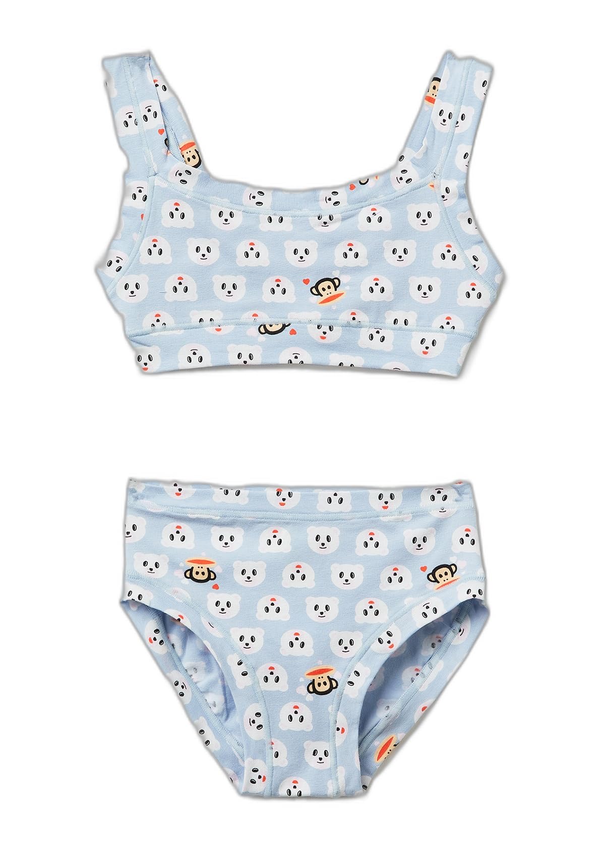 Benetton Paul Frank completo bambina 130 slip brassiere elastico
