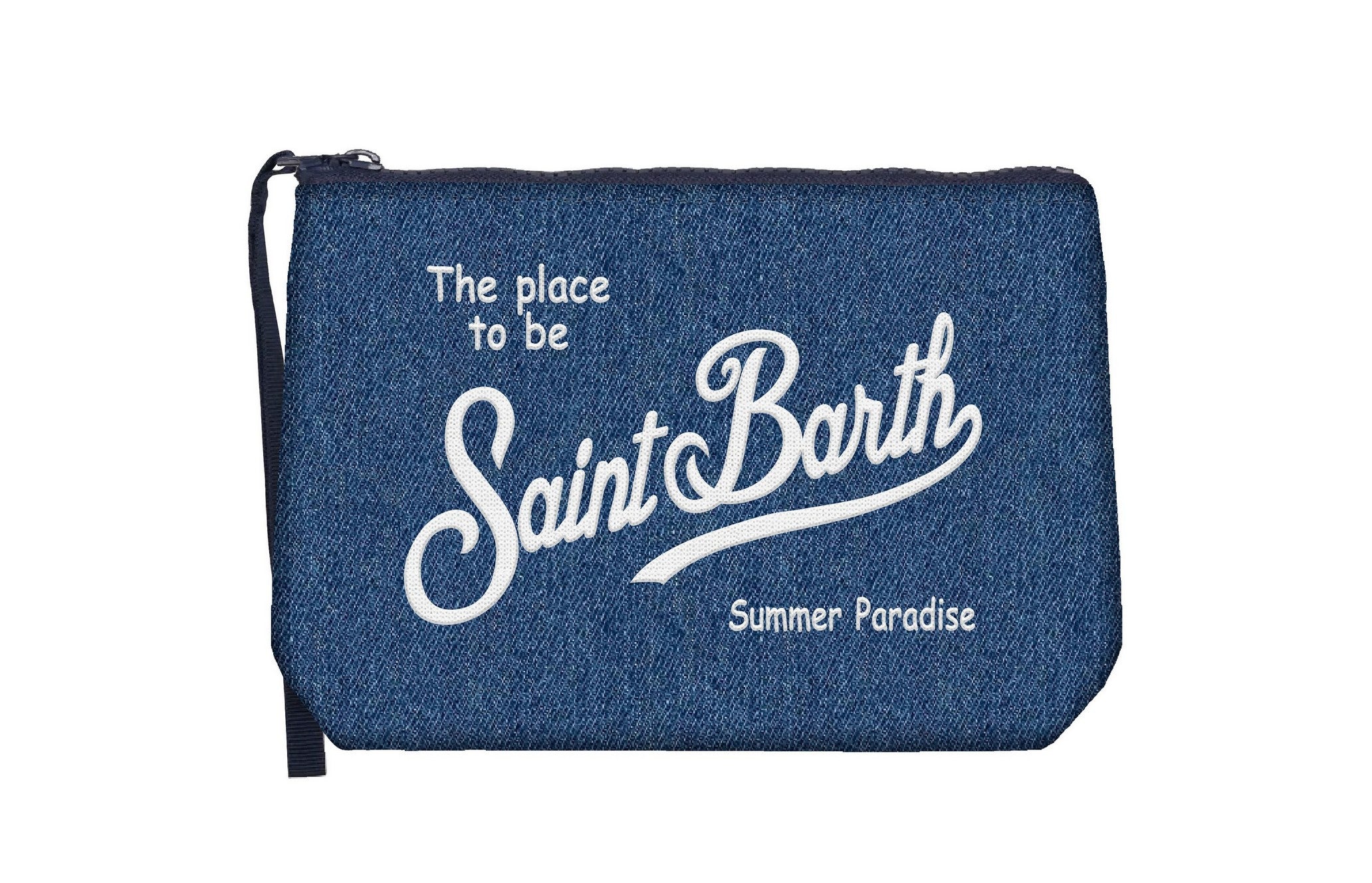 MC2 Saint Barth Aline Denim 00436L Pochette Blu Scuro
