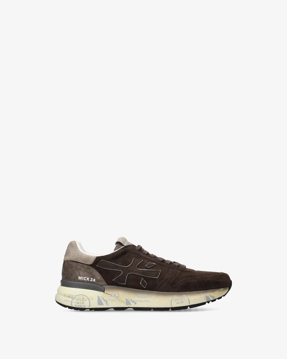 Premiata Mick 7898 Sneakers Uomo Marrone Suede