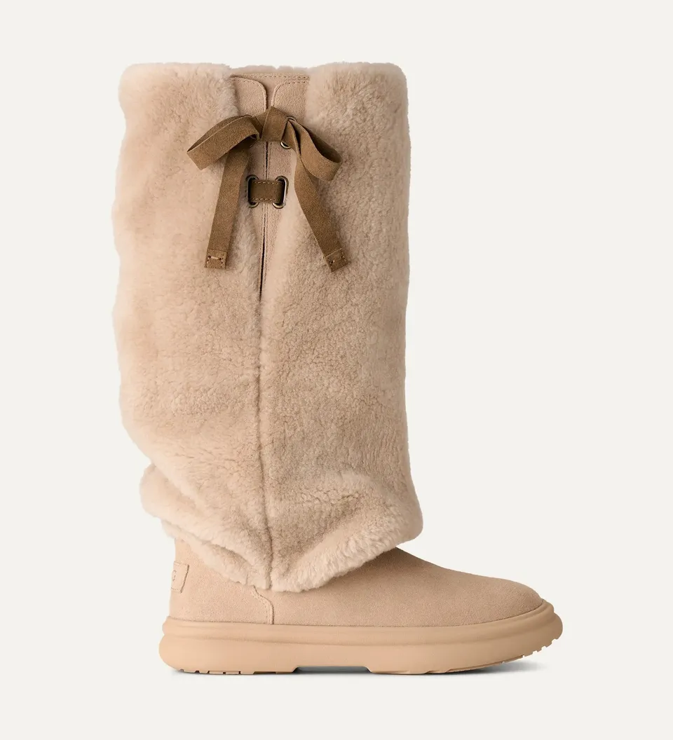 UGG 1183792 Après City Tall Stivale Donna Moonlight Camoscio
