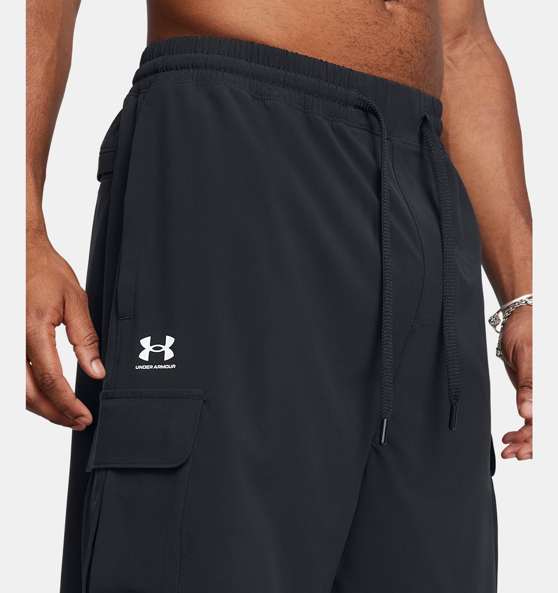 Under Armour Vibe Shorts cargo uomo black white Storm