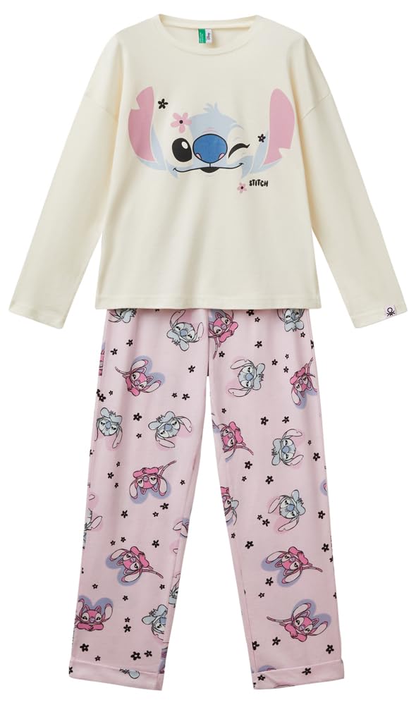 United Colors of Benetton 3Y5E0P08E pigiama bambina XXS viscosa