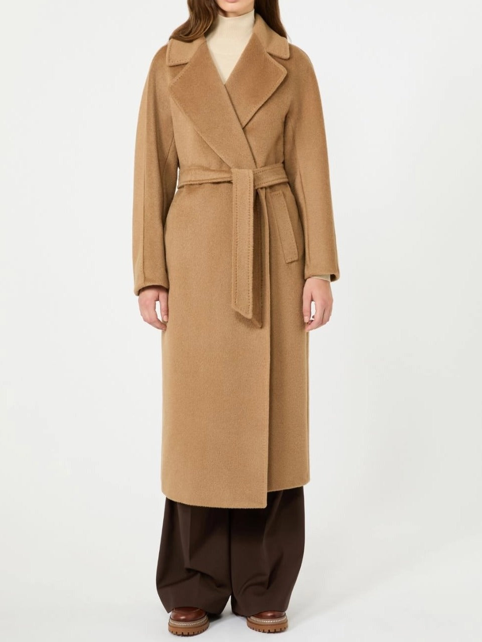 Weekend Max Mara Tempera Cappotto Cammello Lana