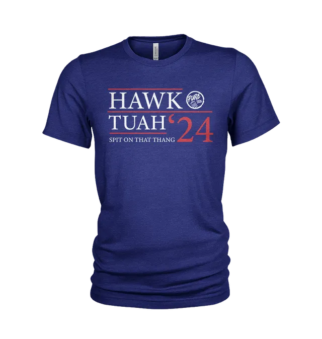Pure Trash Hawk Tuah 24 maglietta uomo nero cotone