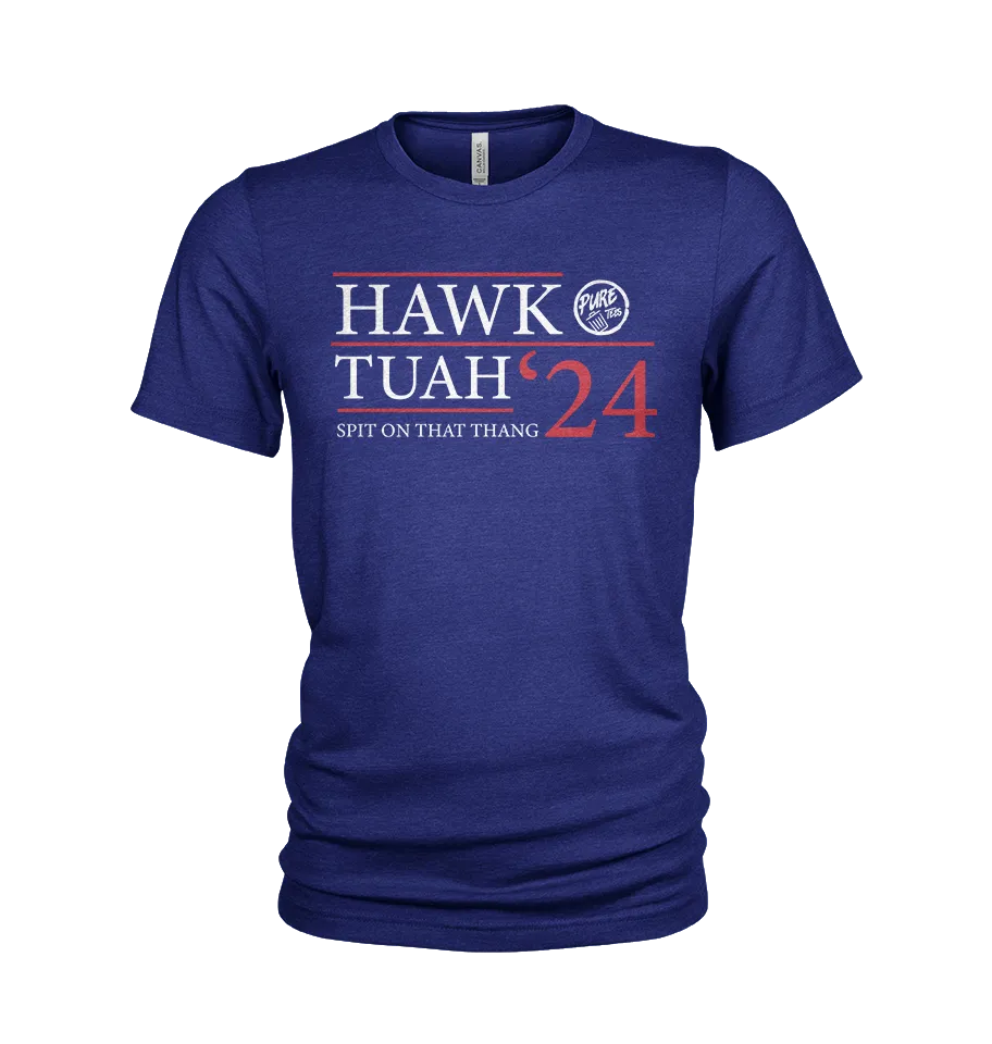 Pure Trash Hawk Tuah 24 maglietta uomo nero cotone