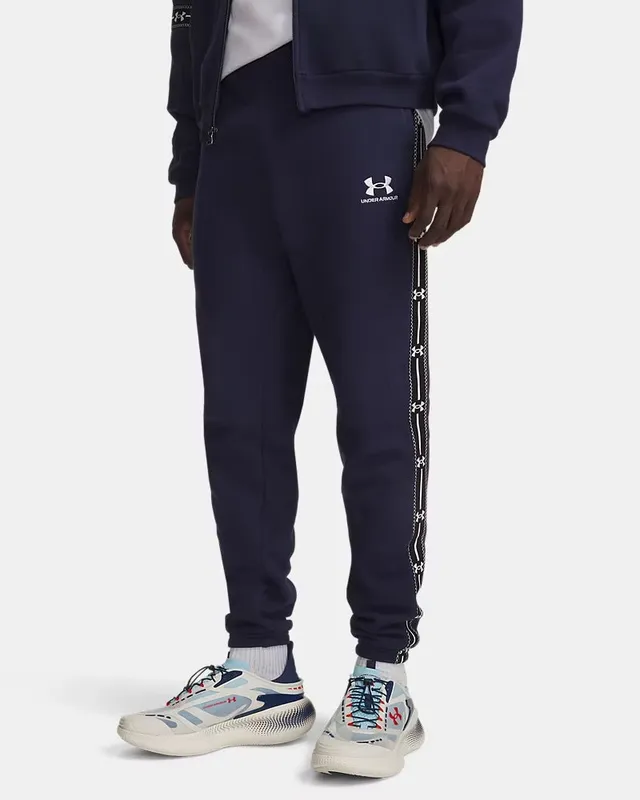 Under Armour Icon Fleece Taped 77-6013457 jogger navy pile